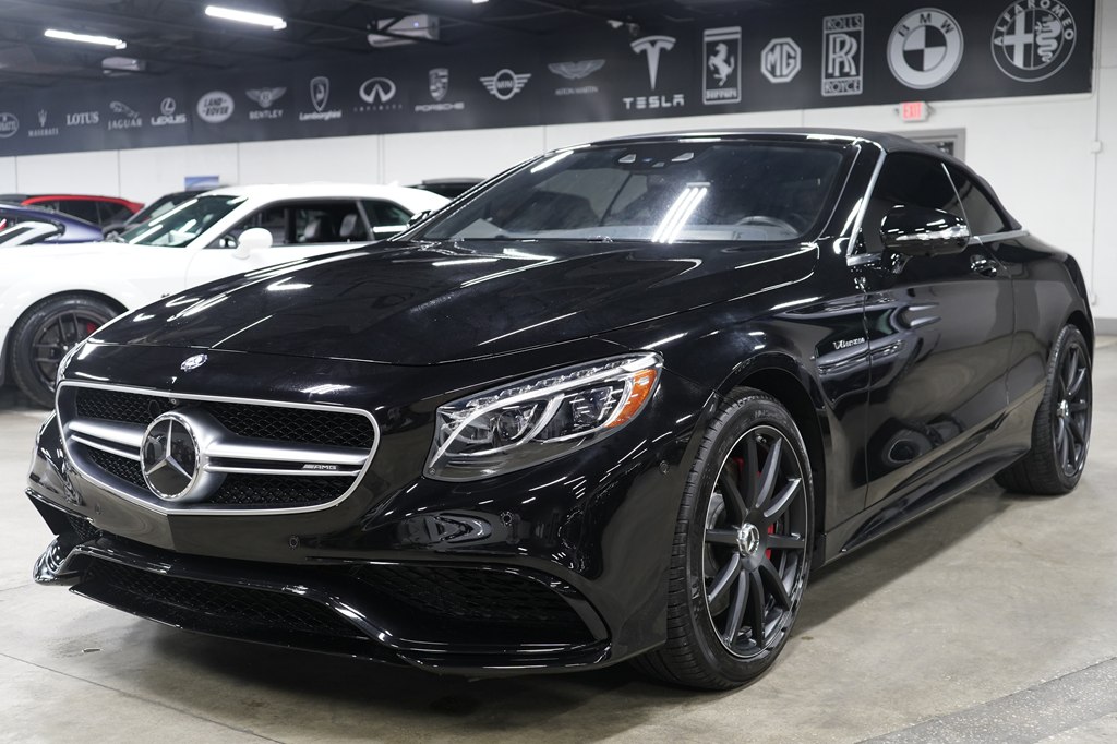 Black 2017 Mercedes-Benz S-Class Convertible All-Wheel Drive Automatic