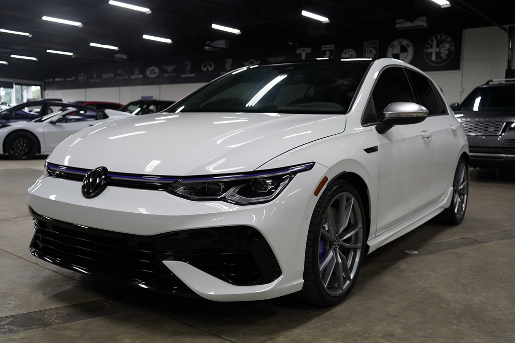 White 2024 Volkswagen Golf R Hatchback All-Wheel Drive Manual