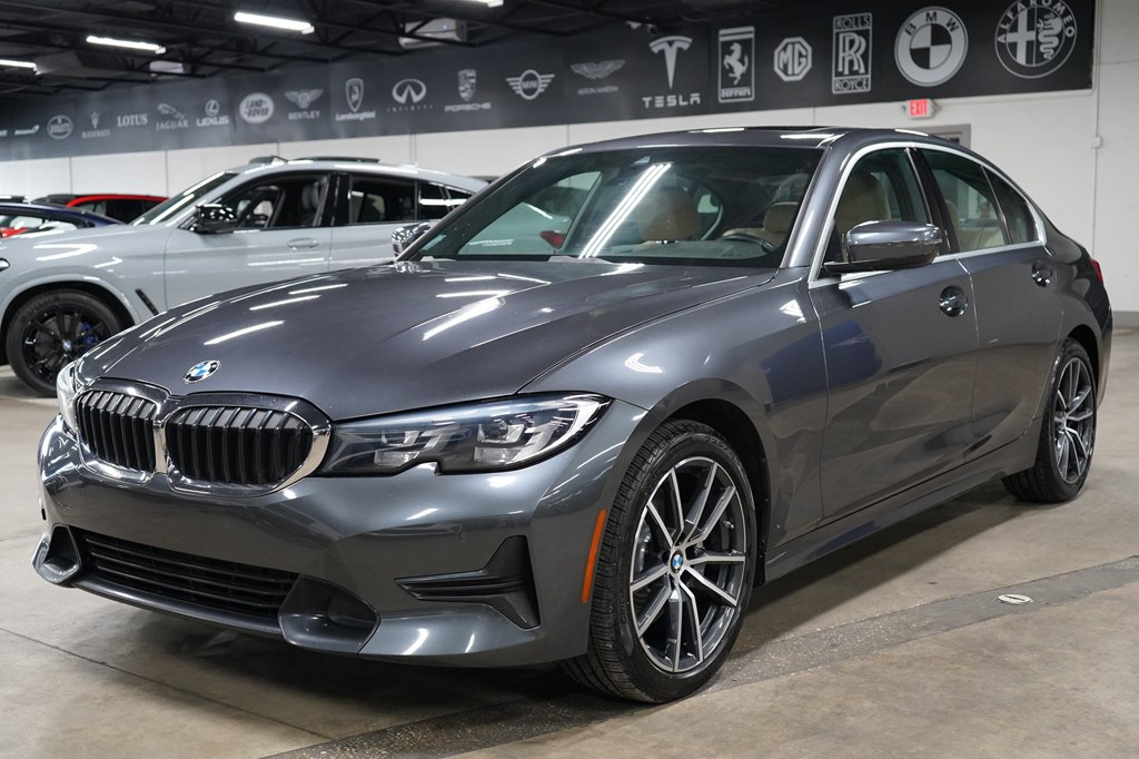 Gray 2020 BMW 3 Series Sedan All-Wheel Drive 8-Speed Automatic