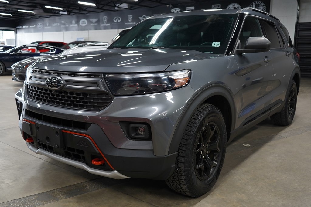 Gray 2022 Ford Explorer SUV / Crossover All-Wheel Drive Automatic