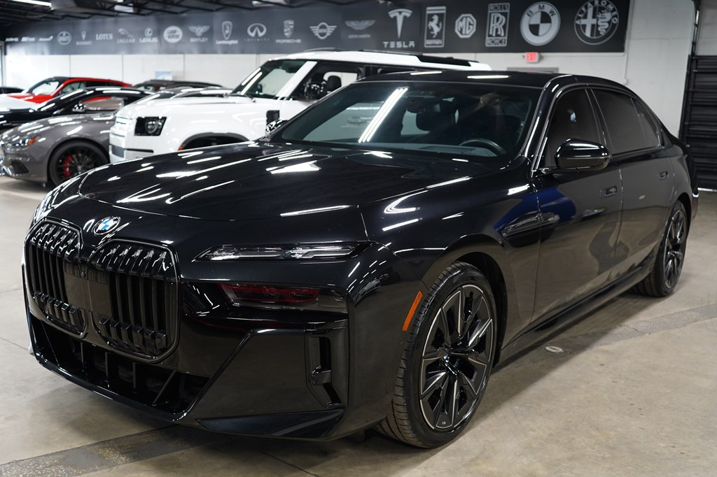 Black 2025 BMW 7 Series Sedan All-Wheel Drive Automatic