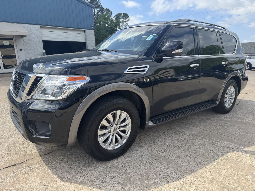 Black 2019 Nissan Armada SV RWD SUV / Crossover 4X2 Automatic