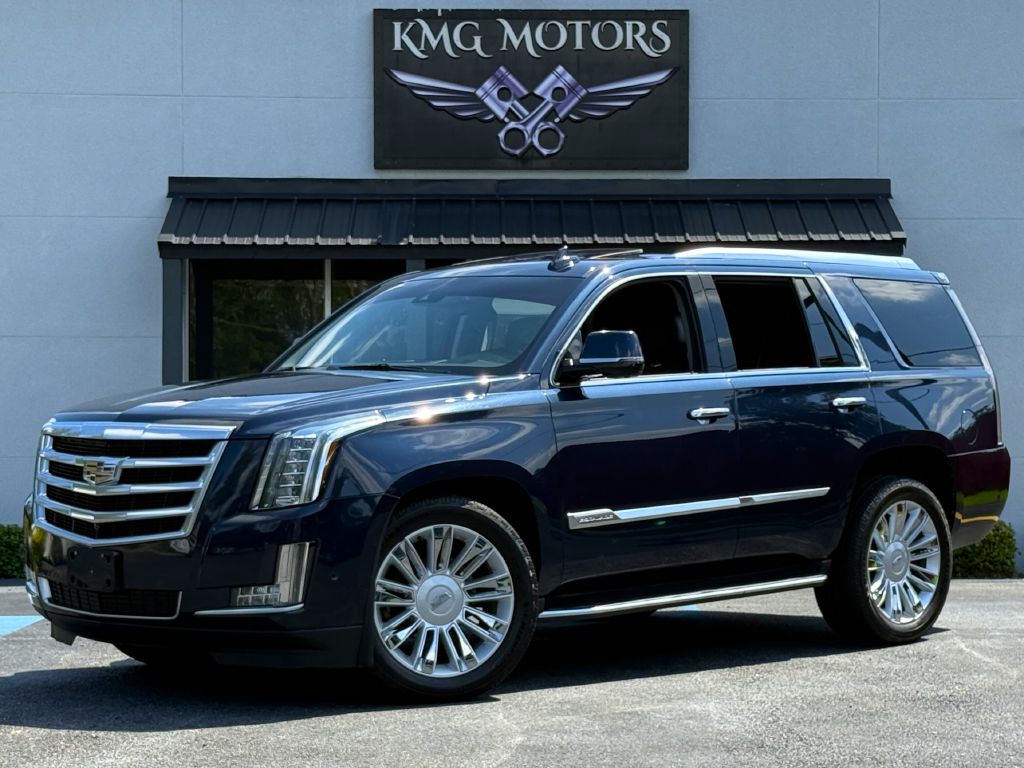 Blue 2018 Cadillac Escalade SUV / Crossover Rear-Wheel Drive Automatic