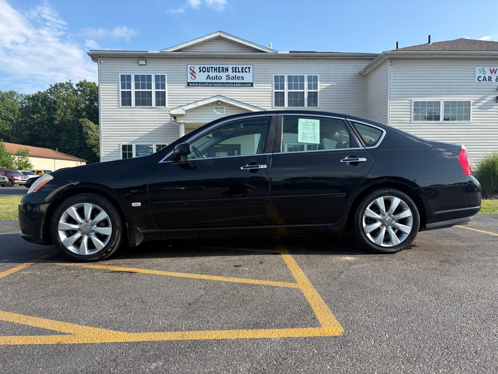 Black 2007 INFINITI M35 Sedan Rear-Wheel Drive Automatic