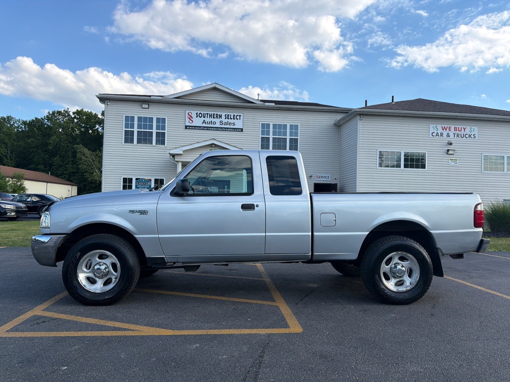Silver 2003 Ford Ranger Pickup Truck Four-Wheel Drive 5-Speed Manual