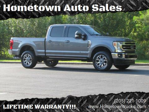 Gray 2022 Ford F-250 Super Duty Pickup Truck Four-Wheel Drive Automatic