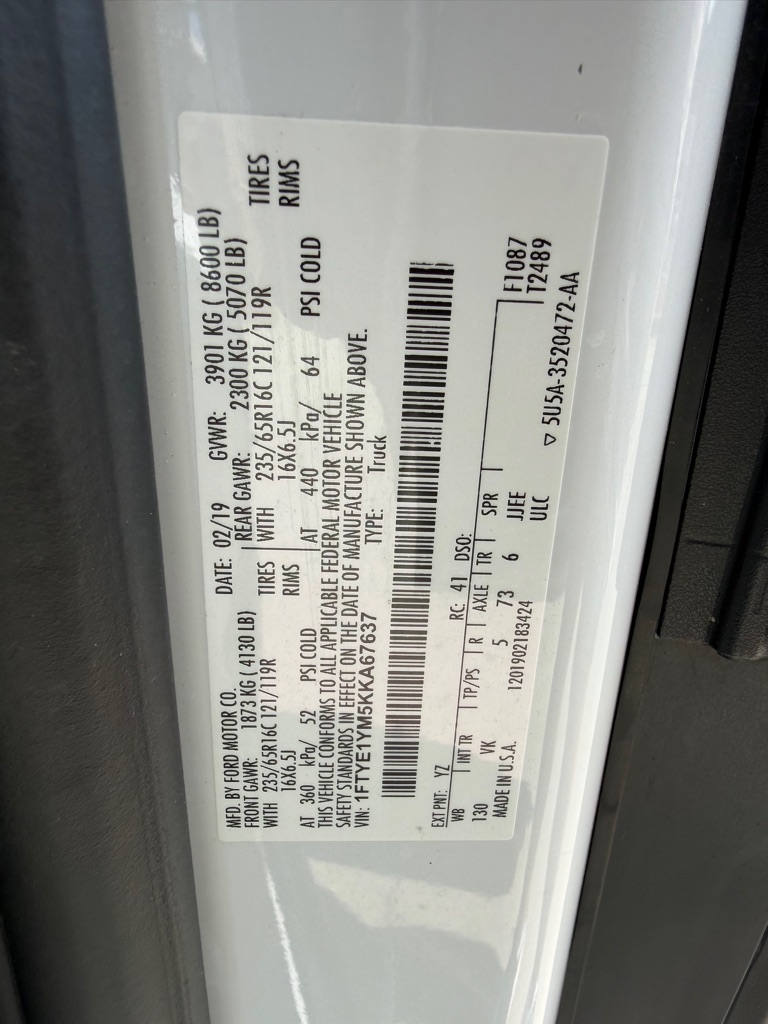 Photo 22 of this FORD TRANSIT T-150