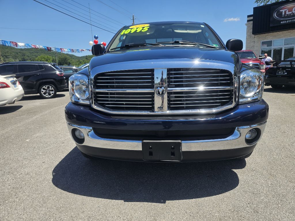 Blue 2008 Dodge RAM 1500 ST Quad Cab 4WD Pickup Truck Four-Wheel Drive Automatic