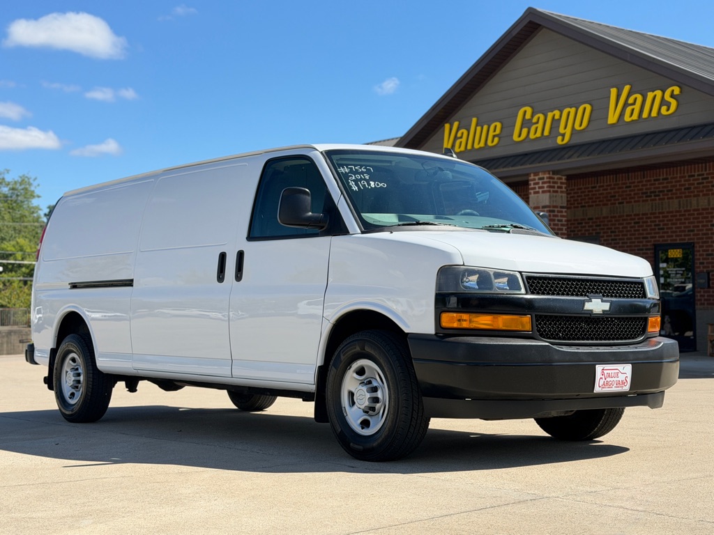 2018 Chevrolet Express 3500 Extended Cargo Work Van