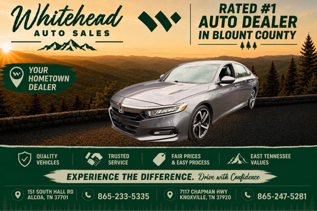 Gray 2019 Honda Accord Sedan Front-Wheel Drive Continuously Variable Transmission