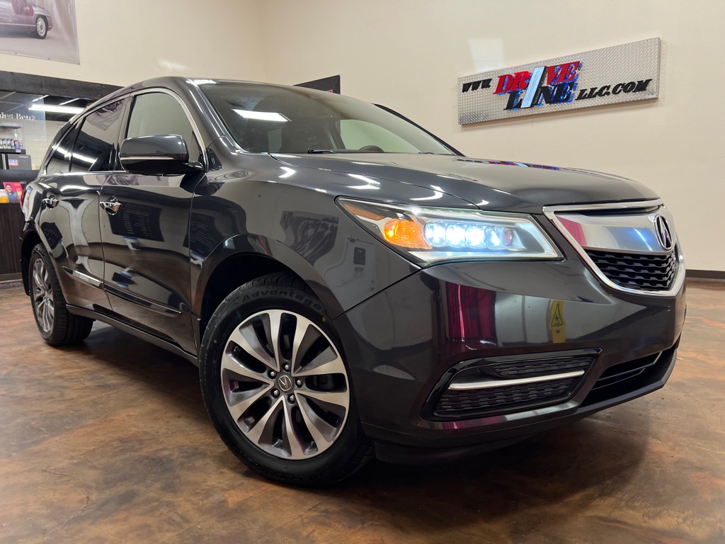 Gray (GRAPHITE LUSTER METALLIC) 2015 Acura MDX FWD with Technology Package SUV / Crossover Front-Wheel Drive Automatic