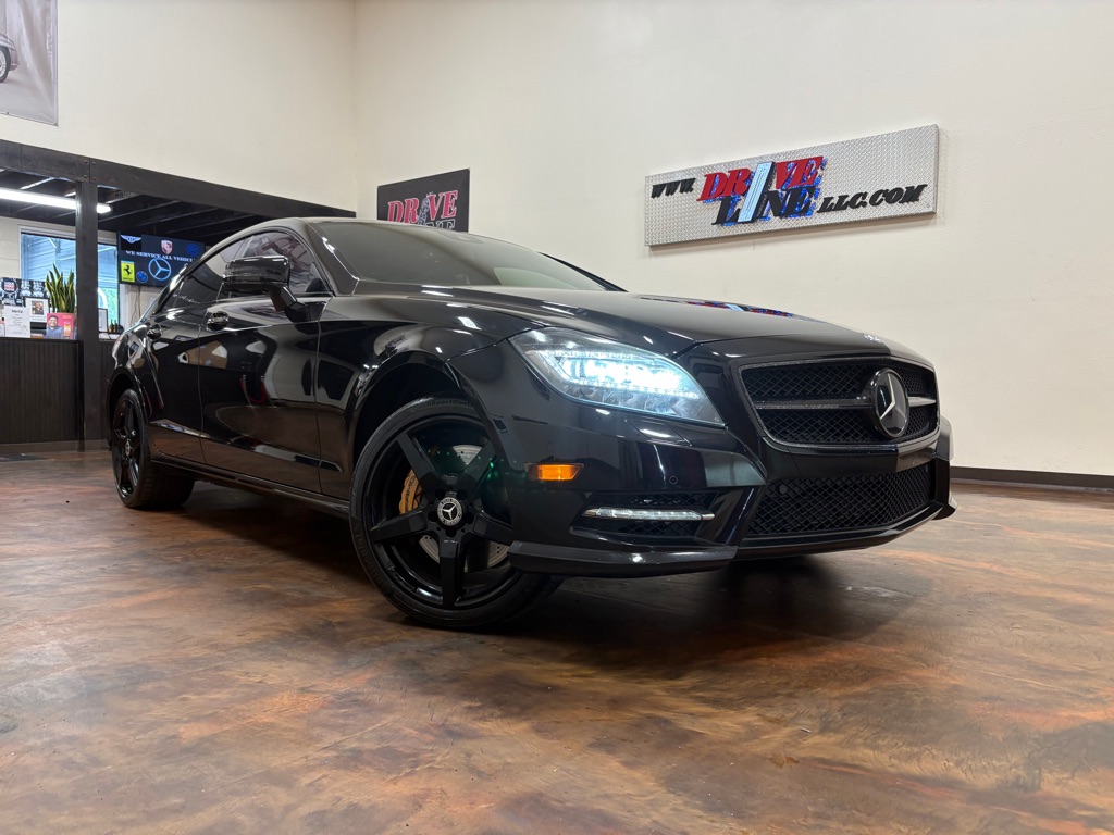 Black 2014 Mercedes-Benz CLS 550 Sedan Rear-Wheel Drive Automatic