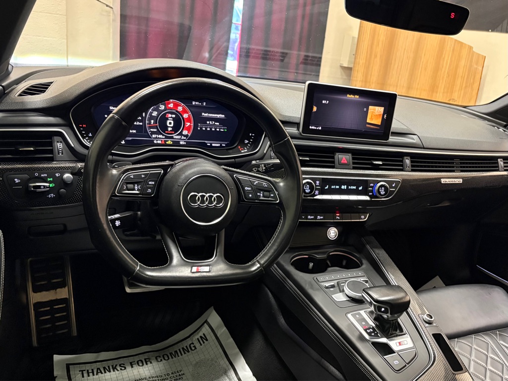 GLACIER WHITE METALLIC 2018 Audi S5 3.0T quattro Prestige Coupe AWD Coupe All-Wheel Drive Automatic