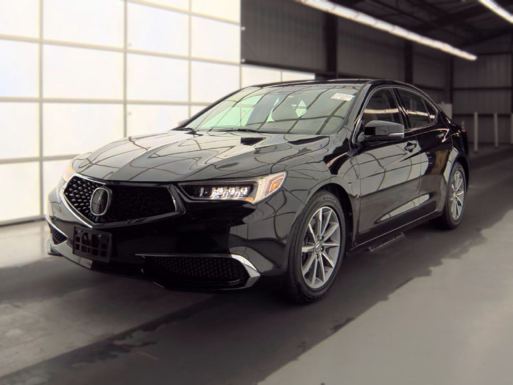 Black 2018 Acura TLX Sedan Front-Wheel Drive Continuously Variable Transmission
