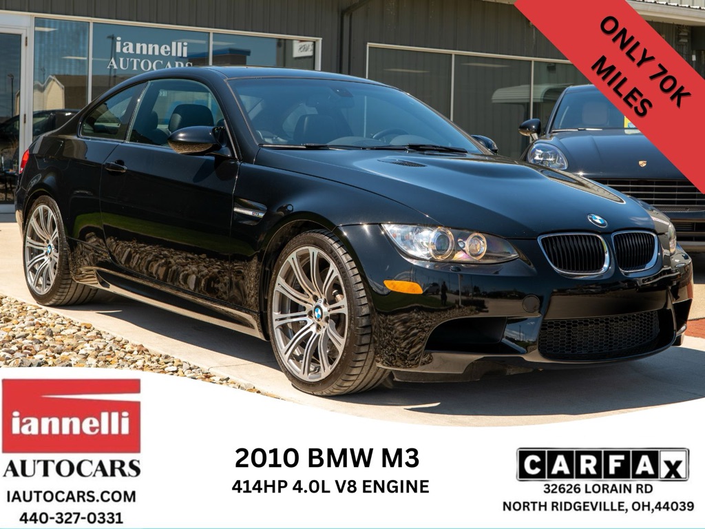 Black 2010 BMW M3 Coupe RWD Coupe Rear-Wheel Drive Automatic