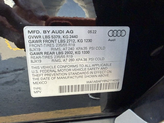 Photo 24 of this AUDI Q5