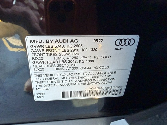 Photo 27 of this AUDI SQ5