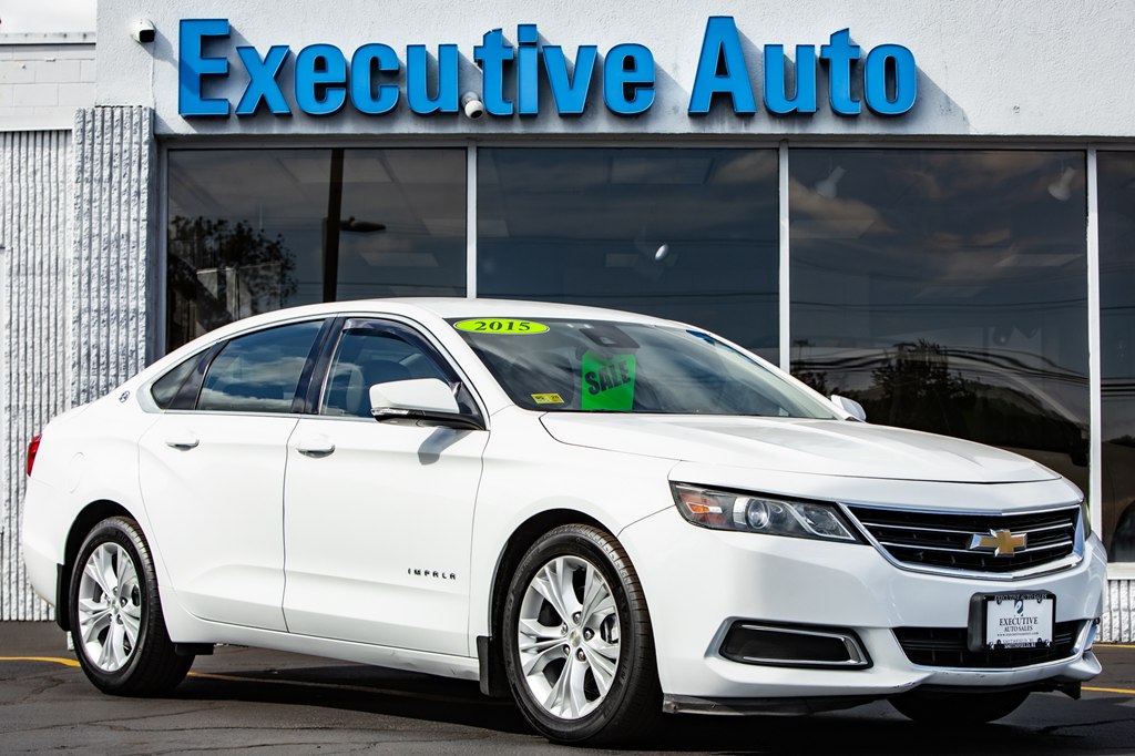 White 2015 Chevrolet Impala Sedan Front-Wheel Drive Automatic