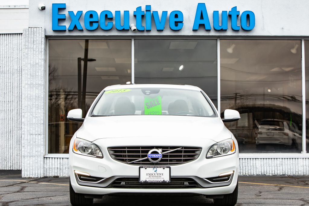2015 VOLVO S60 in SMITHFIELD RI at EXECUTIVE AUTO SALES, WHITE
