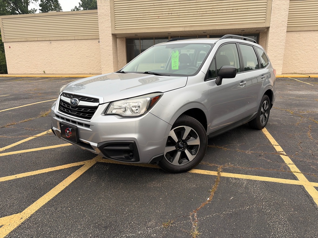 Silver 2017 Subaru Forester SUV / Crossover All-Wheel Drive 6-Speed Manual