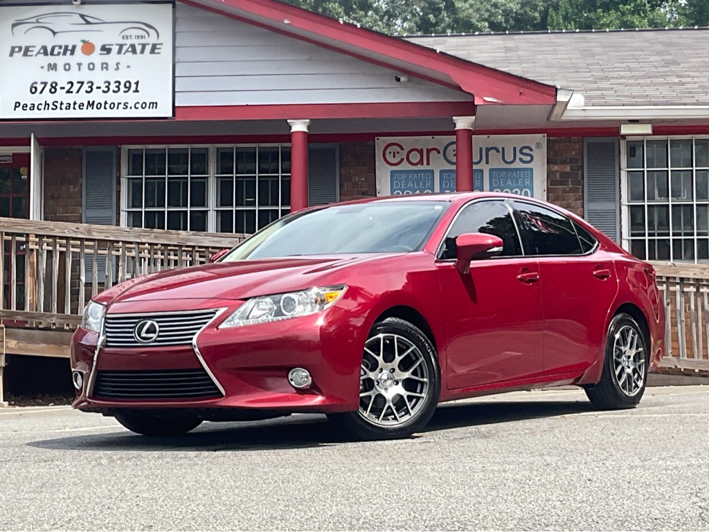 Red 2015 Lexus ES Sedan Front-Wheel Drive Automatic