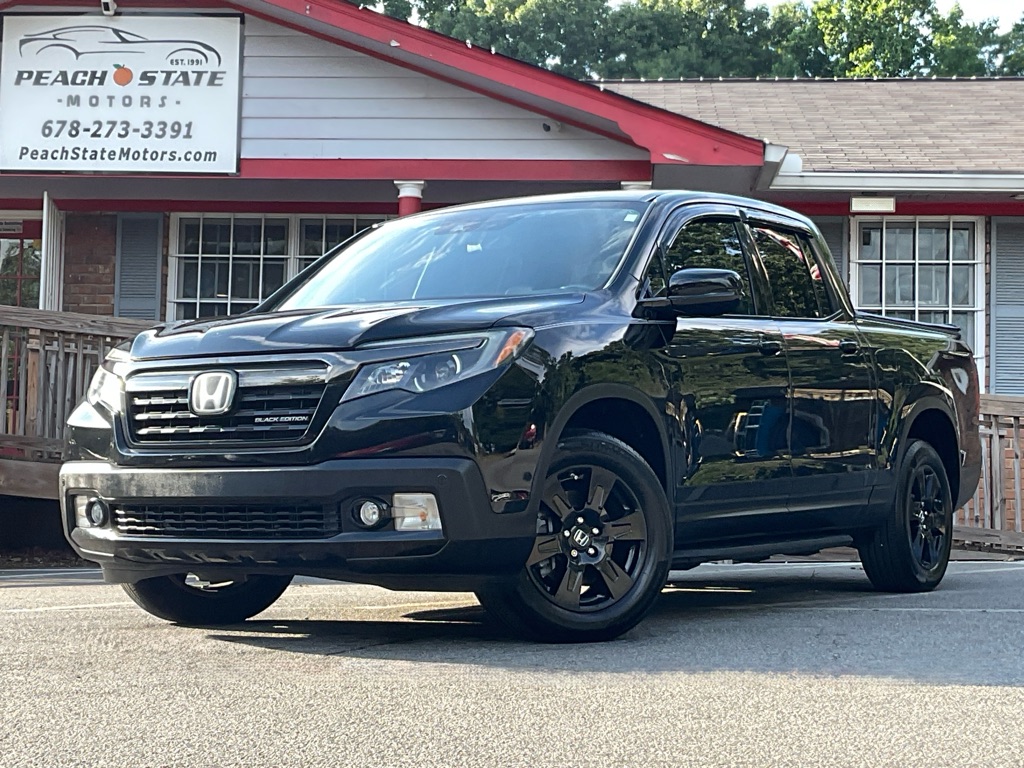 Black 2017 Honda Ridgeline Black Edition AWD Pickup Truck All-Wheel Drive Automatic
