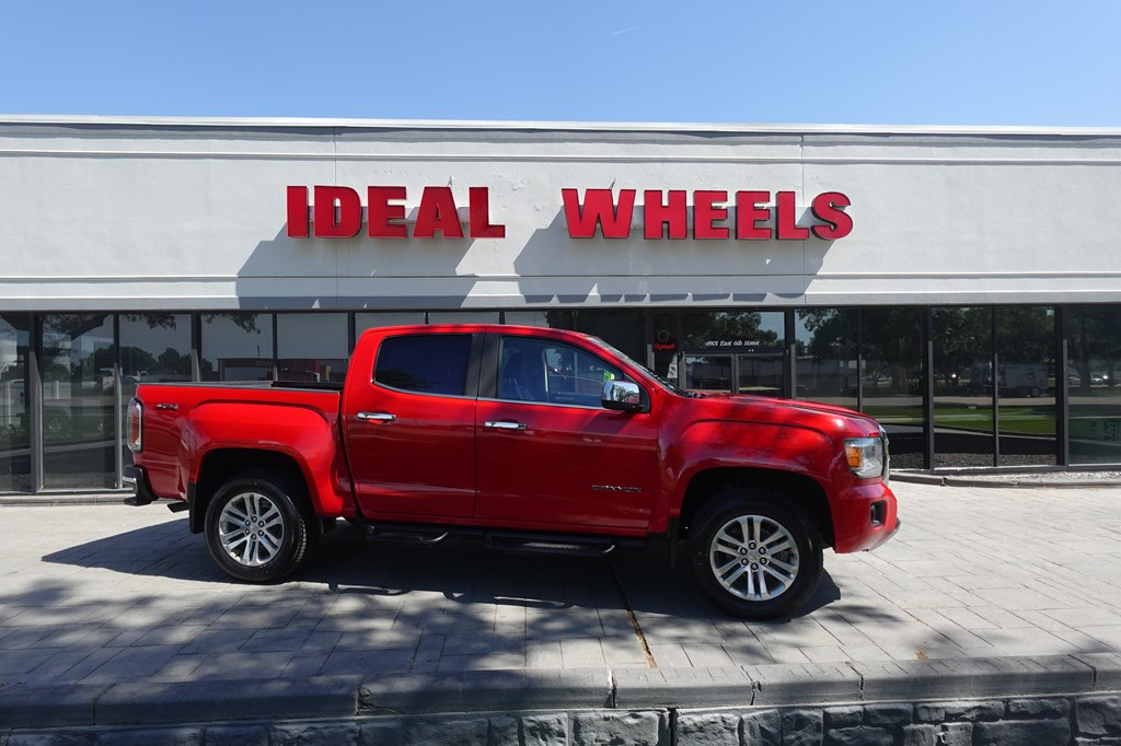 Red 2019 GMC Canyon Pickup Truck Four-Wheel Drive Automatic