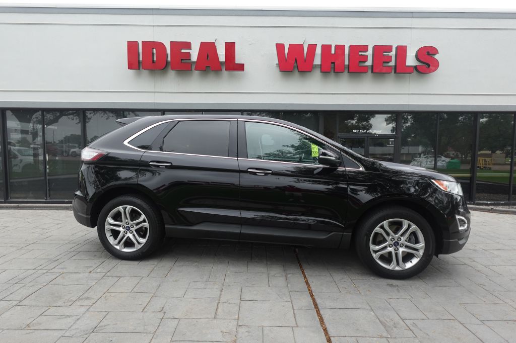 Black 2018 Ford Edge SUV / Crossover All-Wheel Drive Automatic