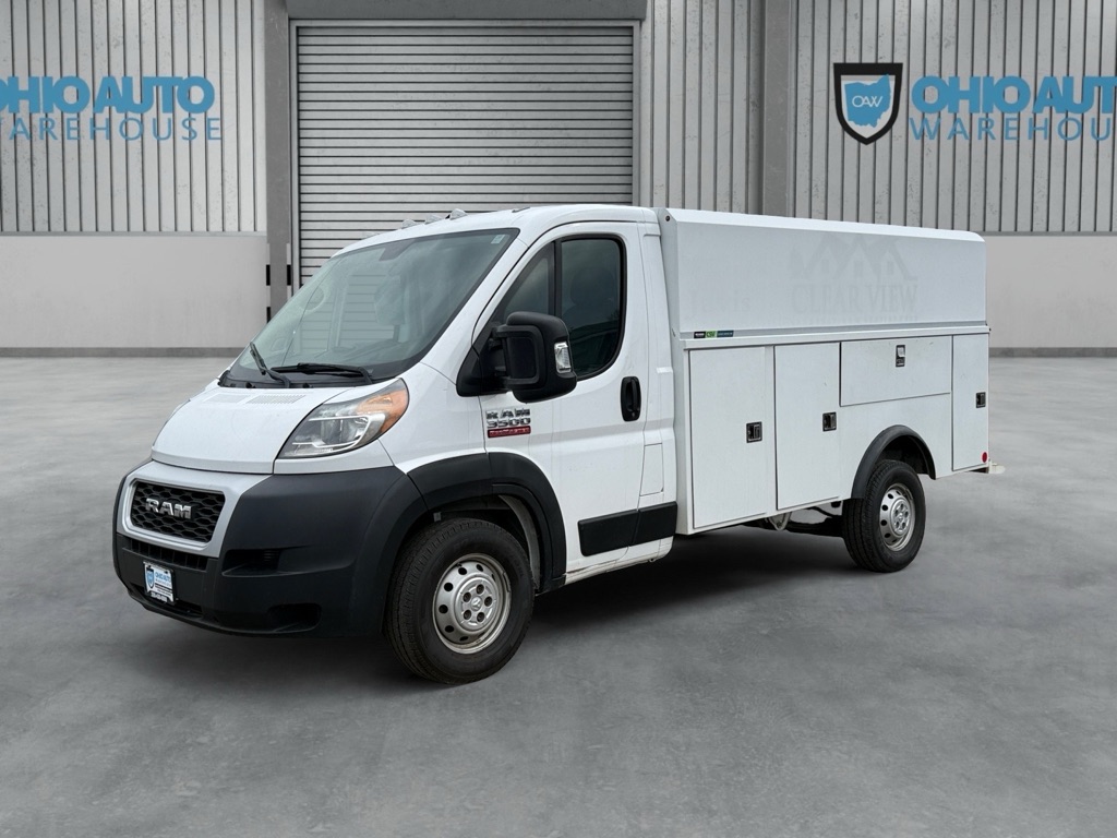 White 2019 RAM ProMaster Chassis Pickup Truck Front-Wheel Drive Automatic