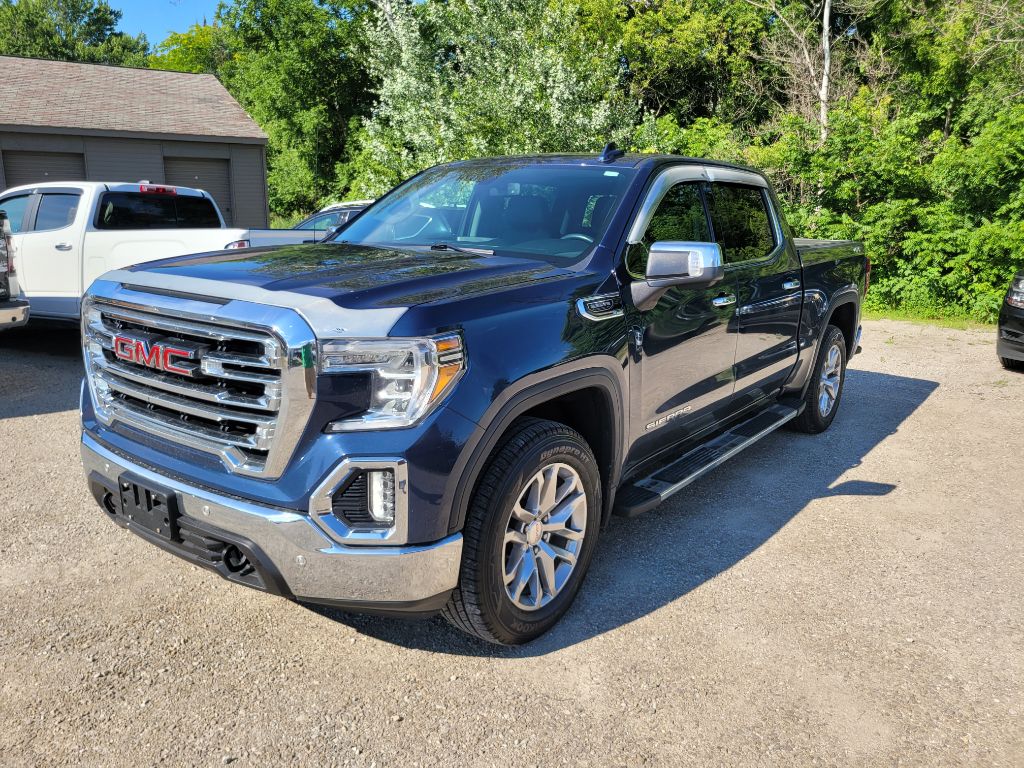 Blue 2020 GMC Sierra 1500 Pickup Truck Four-Wheel Drive Automatic