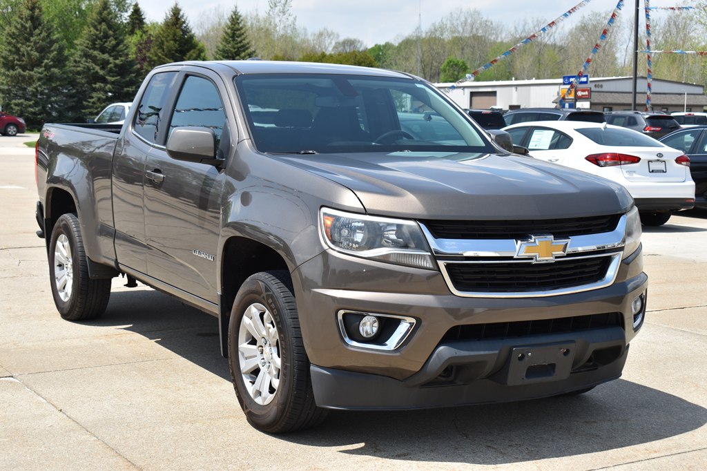 Brown 2015 Chevrolet Colorado LT Extended Cab LB 4WD Pickup Truck Four-Wheel Drive Automatic