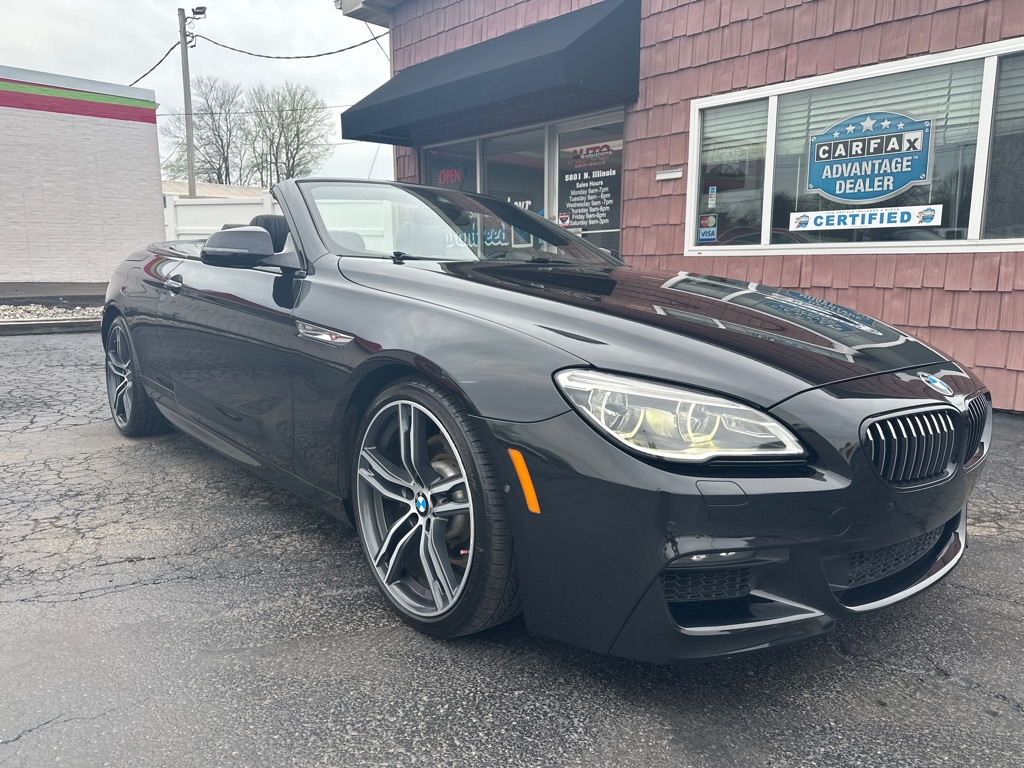 Black 2018 BMW 6 Series 640i Convertible RWD Convertible Rear-Wheel Drive Automatic