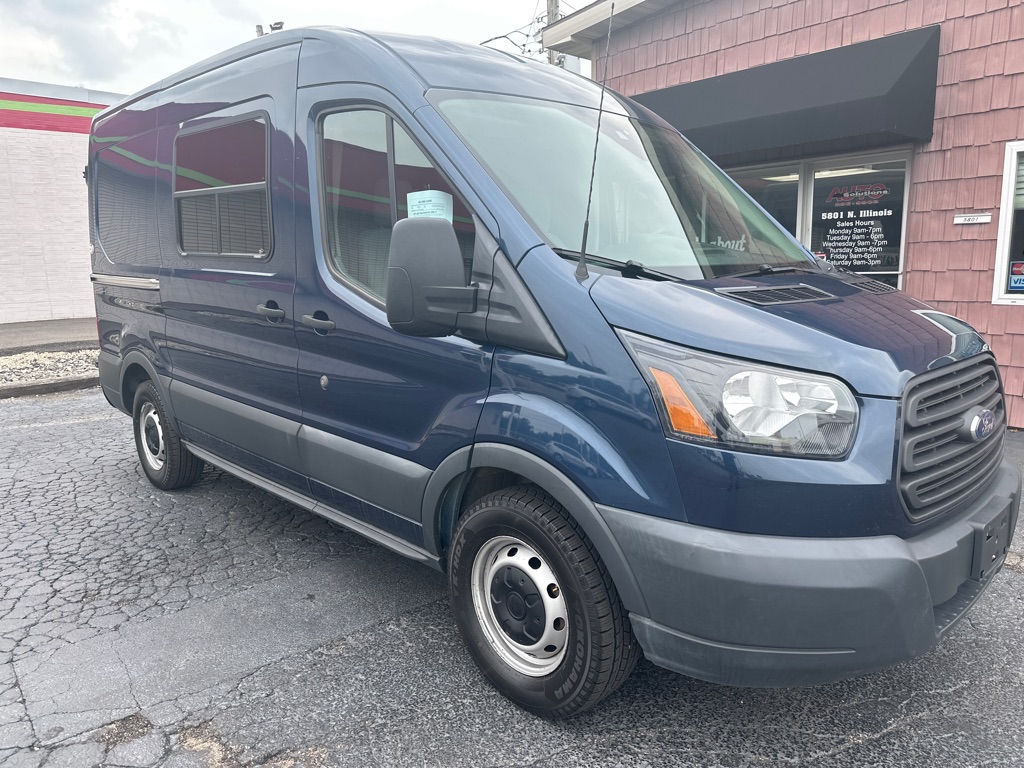 Blue 2017 Ford Transit Cargo Van Rear-Wheel Drive Automatic