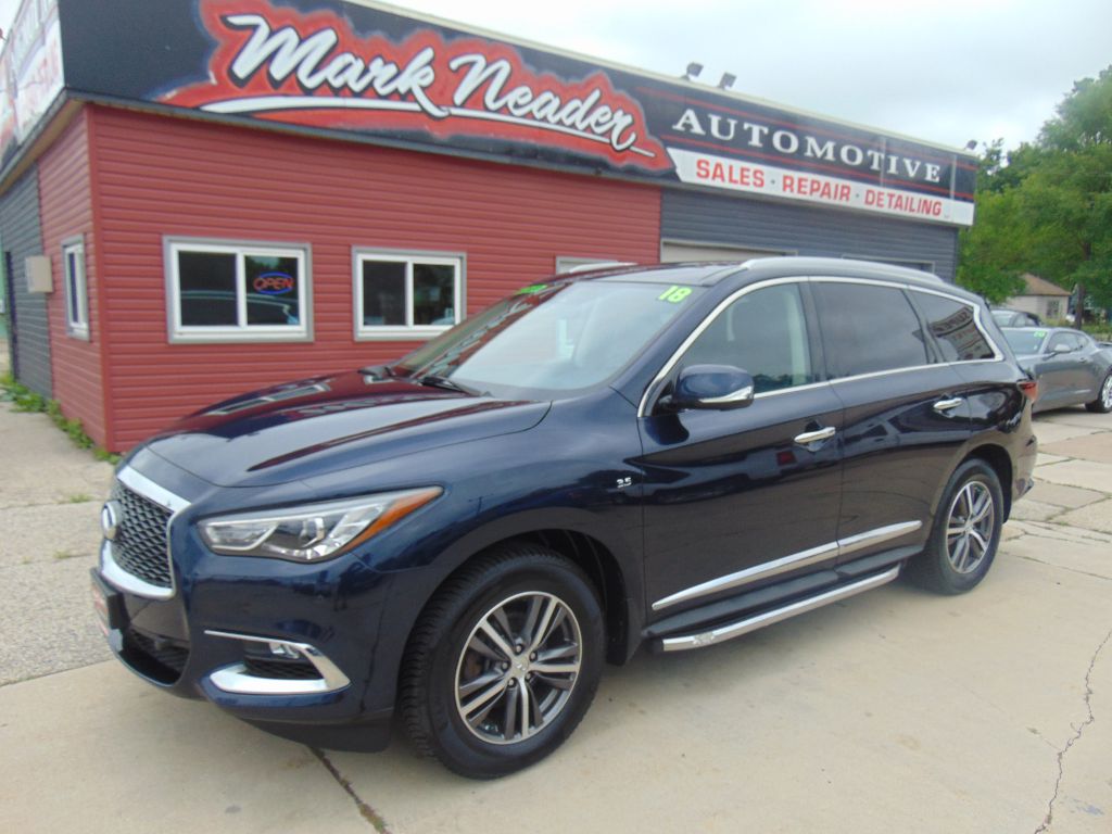 Blue 2018 INFINITI QX60 SUV / Crossover All-Wheel Drive Continuously Variable Transmission