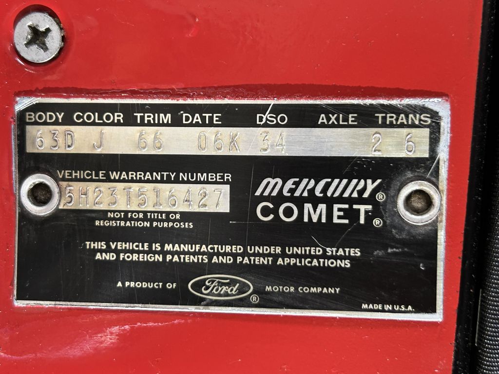 Photo 28 of this MERCURY COMET