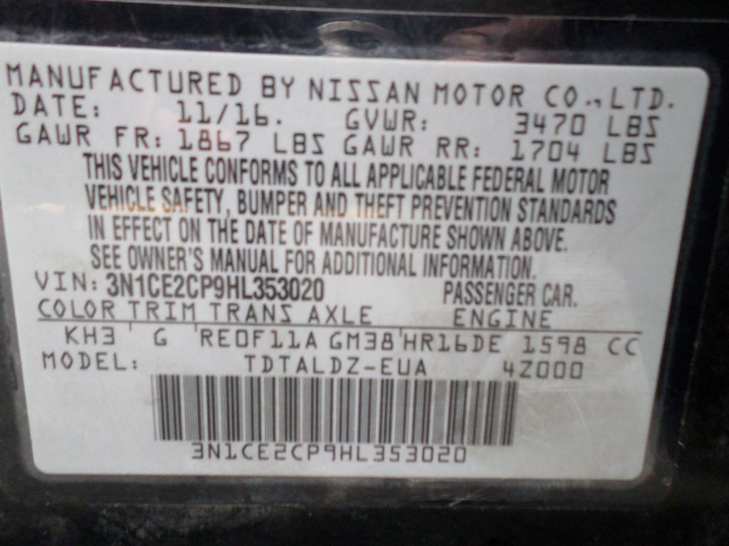 Photo 13 of this NISSAN VERSA NOTE