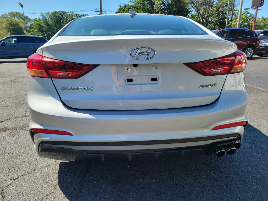 Silver 2018 Hyundai Elantra Sedan Front-Wheel Drive Automatic