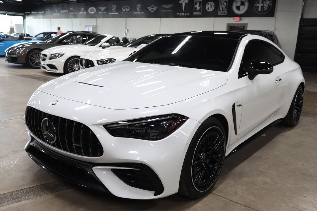 White 2024 Mercedes-Benz CLE AMG CLE 53 4MATIC Coupe All-Wheel Drive 9-Speed Automatic