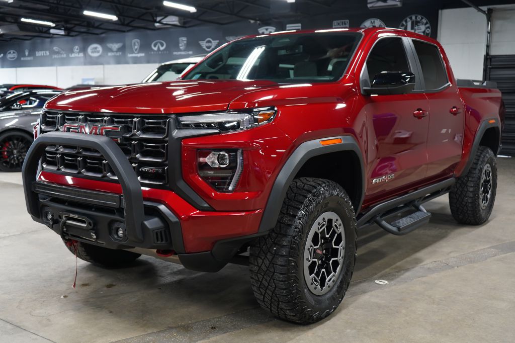 Red 2023 GMC Canyon AT4X Crew Cab 4WD Pickup Truck Four-Wheel Drive 8-Speed Automatic