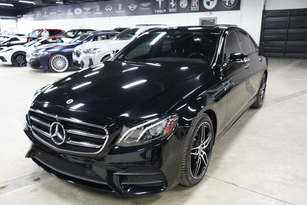 Black 2020 Mercedes-Benz E-Class Sedan All-Wheel Drive Automatic