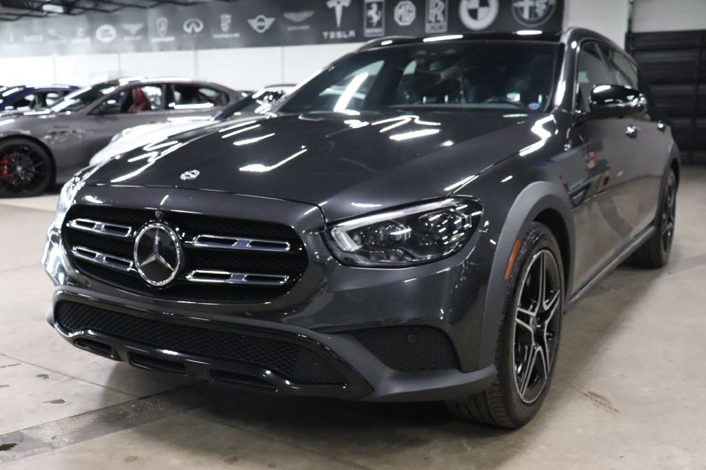 Gray 2021 Mercedes-Benz E-Class All-Terrain E 450 4MATIC AWD Wagon All-Wheel Drive 9-Speed Automatic