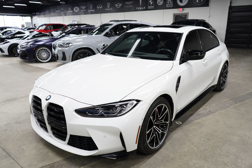 White 2024 BMW M3 Sedan All-Wheel Drive Automatic