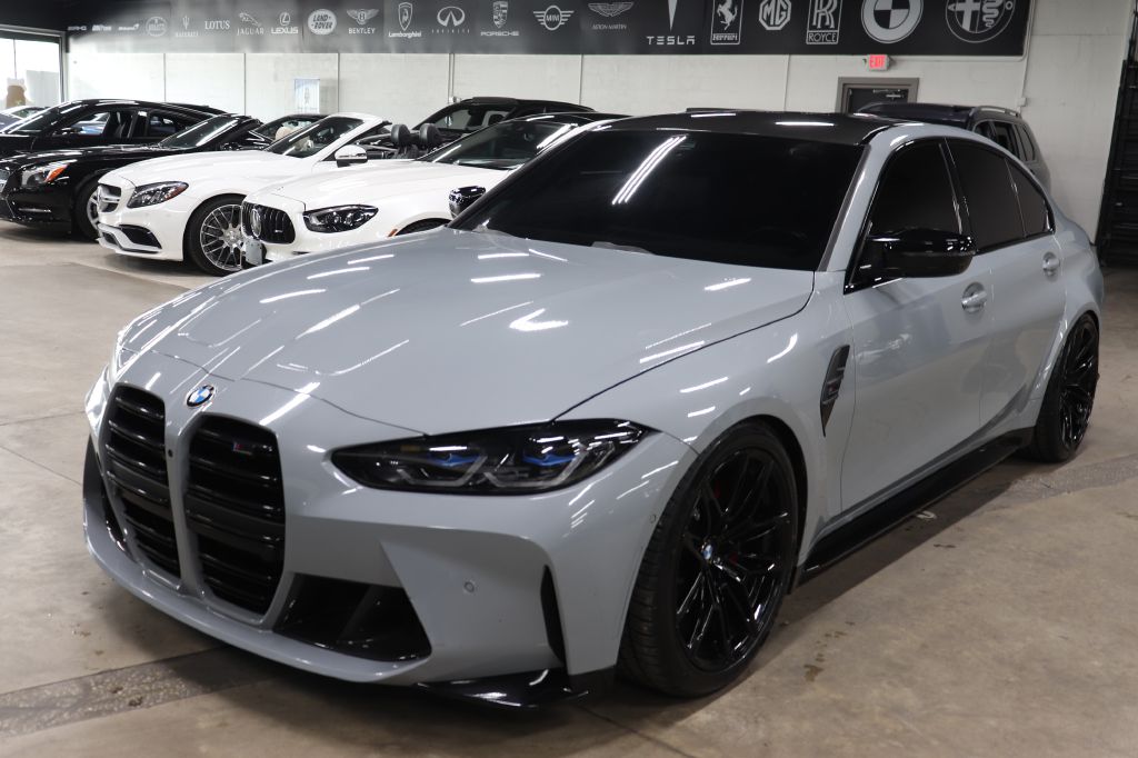 Brooklyn Gray Metallic 2024 BMW M3 Competition RWD Sedan Rear-Wheel Drive 8-Speed Automatic