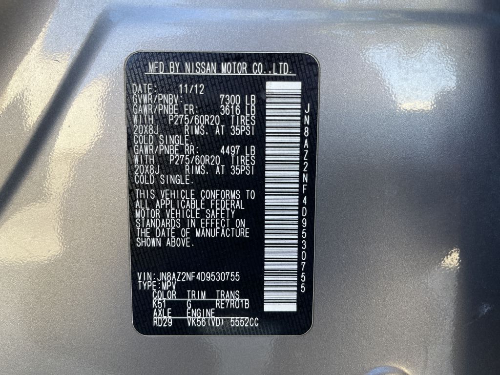 Photo 50 of this INFINITI QX56