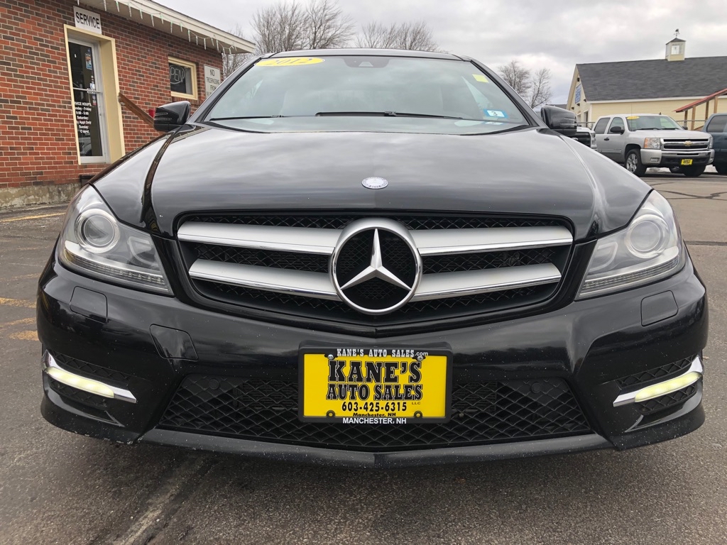 2012 mercedes benz c class in derry nh at kane s auto sales black wddgj8jbxcf906867 dealer 24x7 dealer 24x7 com