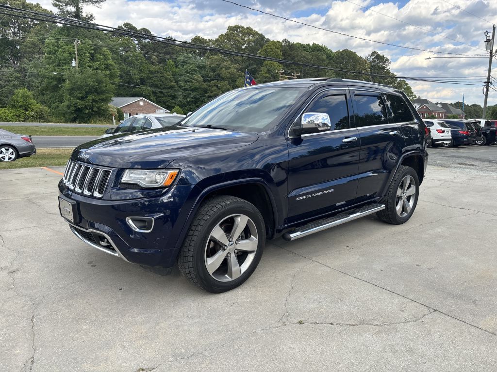 Blue 2014 Jeep Grand Cherokee Overland 4WD SUV / Crossover Four-Wheel Drive Automatic