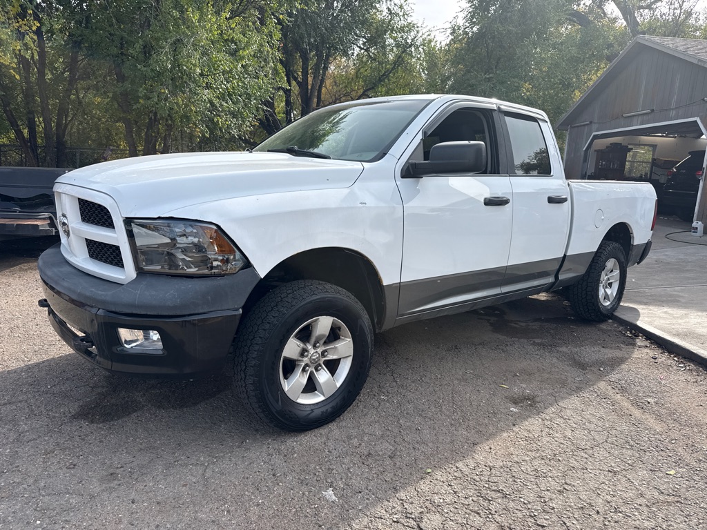 White 2010 Dodge RAM 1500 Pickup Truck  Automatic