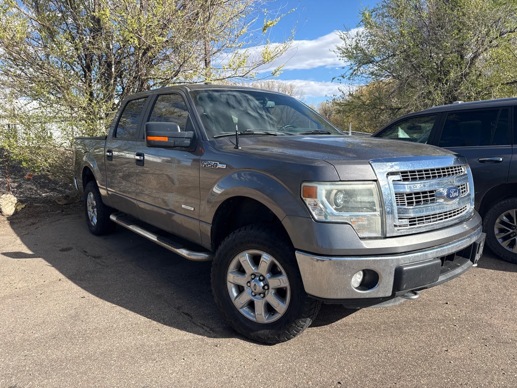 Black 2014 Ford F-150 Pickup Truck Four-Wheel Drive Automatic