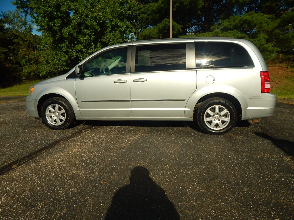 Silver 2010 Chrysler Town & Country Minivan Front-Wheel Drive Automatic