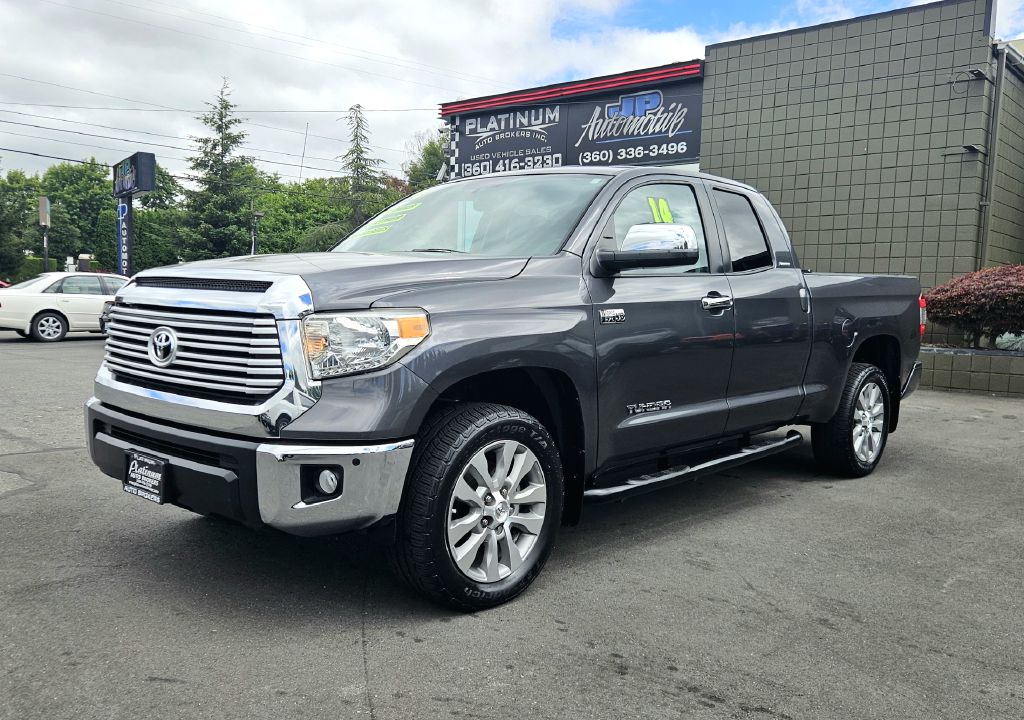 Gray 2014 Toyota Tundra Pickup Truck Four-Wheel Drive Automatic